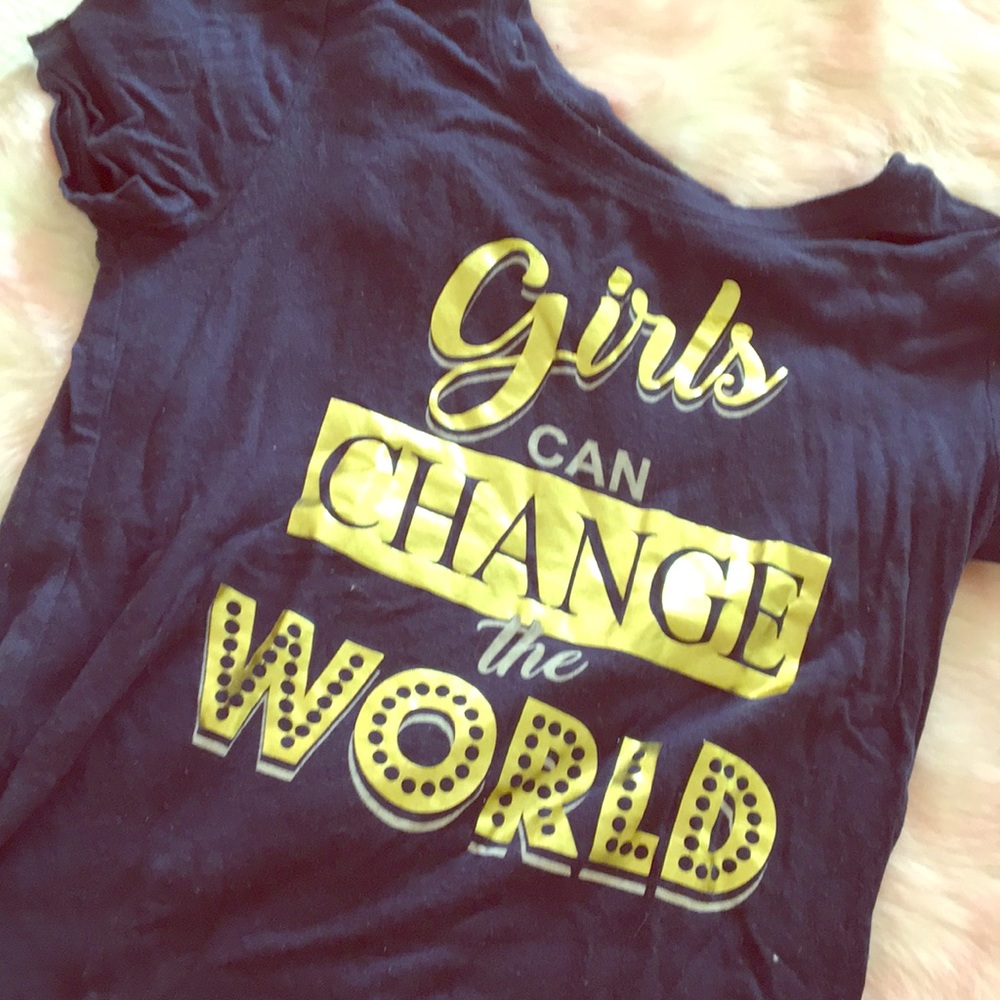 Cute dark blue shirt